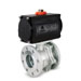 Ball Valves with Double Acting Actuators  ,2 Piece,DA-55, 2 Piece Ball Valves with Double Acting Actuators , Full Bore , ANSI Class 150 Flanged
